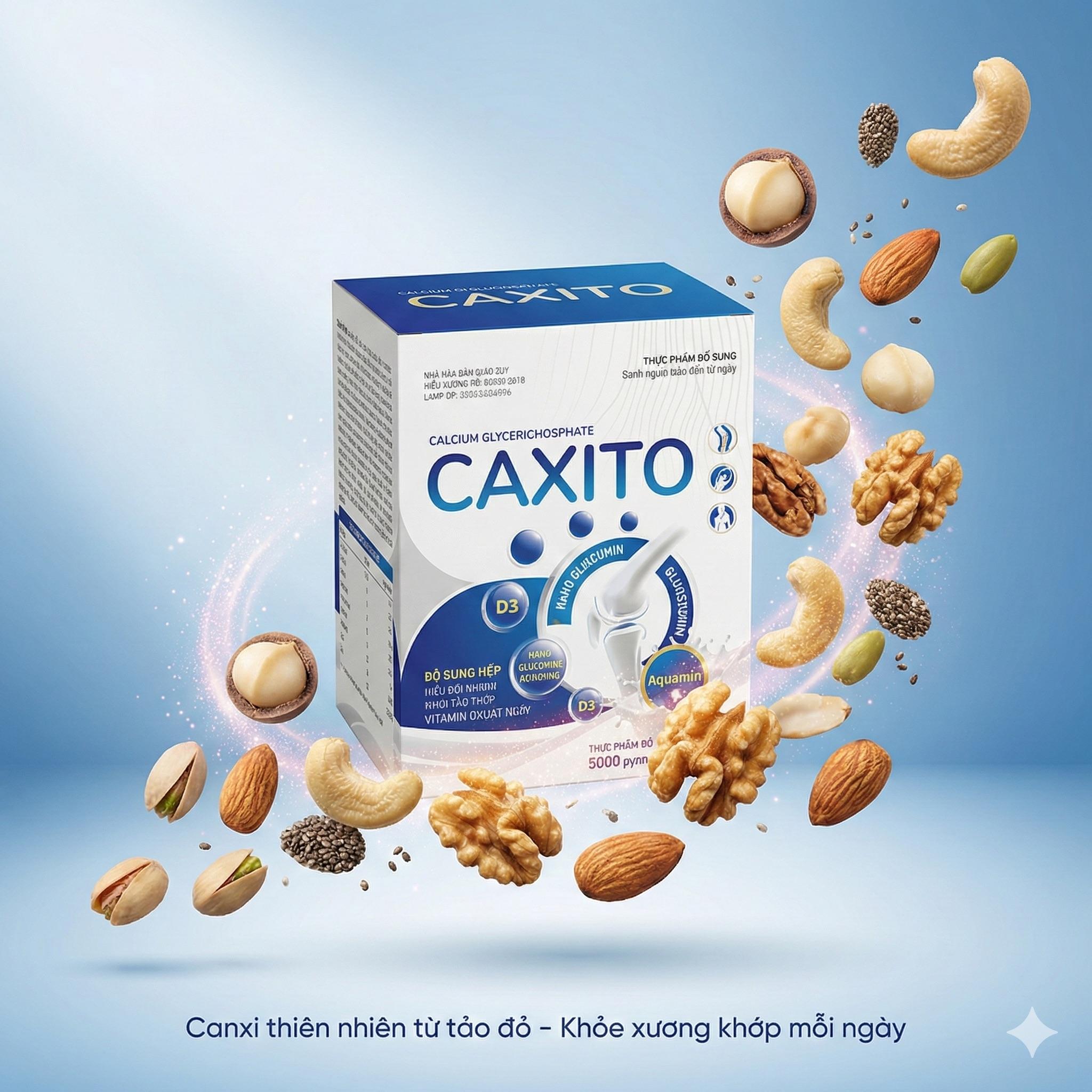 CAXITO – Sữa Hạt Bổ Sung Canxi Glucosamine: Bí Quyết Cho Xương Khớp Khỏe Mạnh Từ Bên Trong